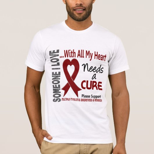 Multipel myeloom heeft een kuur 3 nodig t-shirt (Voorkant)