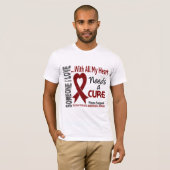 Multipel myeloom heeft een kuur 3 nodig t-shirt (Voorkant volledig)