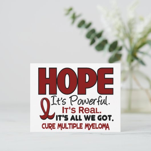 Multipel myeloom HOPE 1 Briefkaart (Staand voorkant)