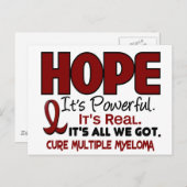 Multipel myeloom HOPE 1 Briefkaart (Voorkant / Achterkant)
