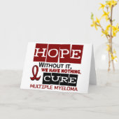 Multipel myeloom HOPE 2 Kaart (Gele Bloem)