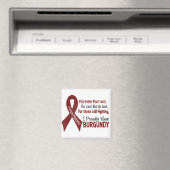 Multipel Myeloom I Prouze Draag Burgundy 1 Magneet (Insitu (Vaatwasser))