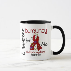 Multipel Myeloom ik heb BURGUNDY DRAAG voor mij 43 Mok