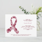 Multipel myeloom Kankerbewustzijn Fundraiser Gala Kaart (Staand voorkant)