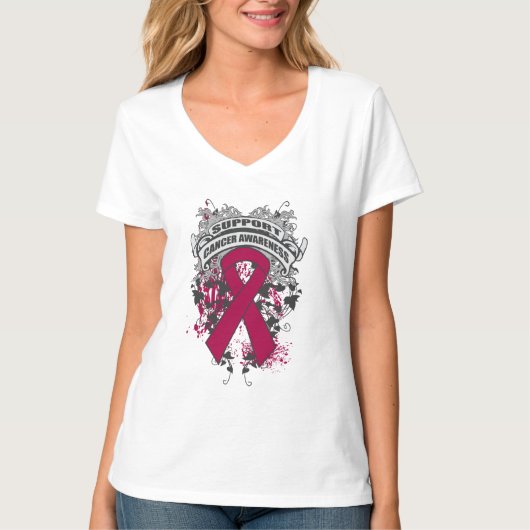 Multipel myeloom - Kool Support Awareness Slogan T-shirt (Voorkant)