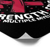 Multipel myeloom ondersteuningsfamilie multipel my poster (Hoek)