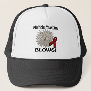 Multipel Myeloom Slaat Waarschuwingsontwerp Trucker Pet