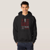 Multipel myeloom Sterke moed en geloof Hoodie (Voorkant volledig)