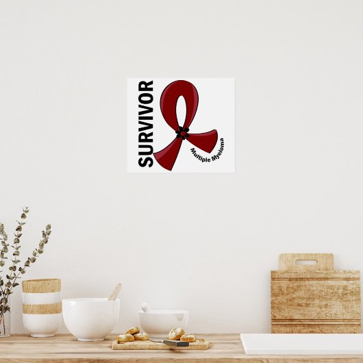 Multipel Myeloom Survivor 12 Poster (Keuken)