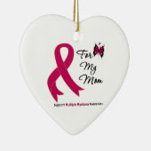 Multipel myeloom voor mijn moeder keramisch ornament (Rechts)