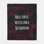 Multipel Myeloom Warrior deken (Voorkant)