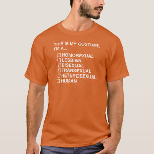 MULTIPELE KEUZE MENSELIJKE HALLOWEEN KOSTUUM T-SHIRT