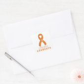Multipele sclerose Advocate White Vierkante Sticker (Envelop)
