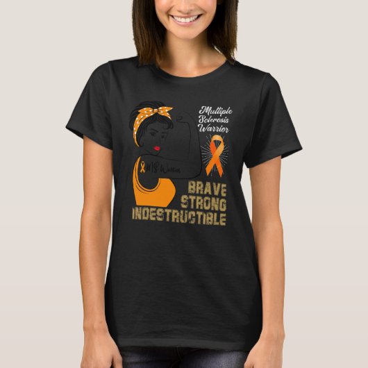 Multipele sclerose Bewustheid T-shirt (Voorkant)