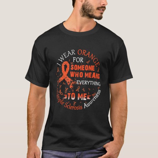 Multipele sclerose Bewustheid T-shirt (Voorkant)