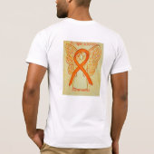 Multipele Sclerose Bewustzijnslint Engel T-shirt (Achterkant)