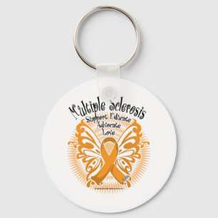 Multipele sclerose Butterfly 3 Sleutelhanger