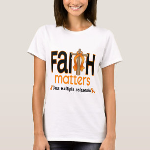 Multipele sclerose Faith Matters Cross 1 T-shirt
