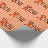 Multipele sclerose: Ga Oranje voor een Cure! Cadeaupapier (Hoek)