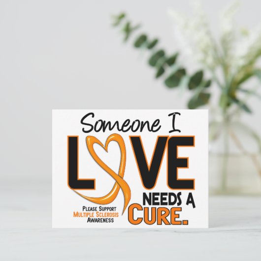 Multipele sclerose heeft een CURE 2 nodig Briefkaart (Staand voorkant)