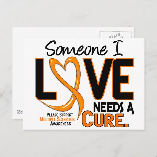 Multipele sclerose heeft een CURE 2 nodig Briefkaart (Voorkant / Achterkant)