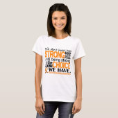 multipele sclerose hoe sterk we zijn t-shirt (Voorkant volledig)