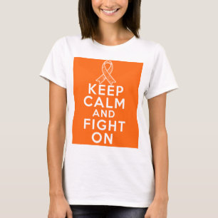 Multipele sclerose Houd kalm en vecht aan T-shirt