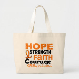 Multipele sclerose MS HOPE 3 Grote Tote Bag