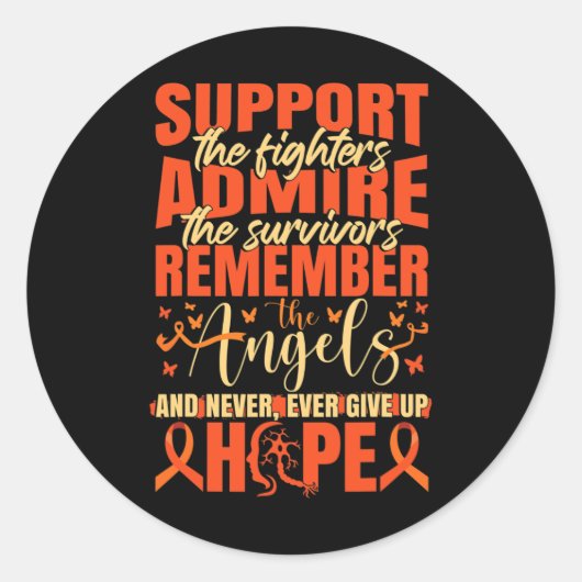 Multipele sclerose MS Ronde Sticker (Voorkant)