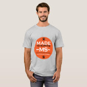 multipele sclerose Overlevingsondersteuning T-shirt (Voorkant volledig)