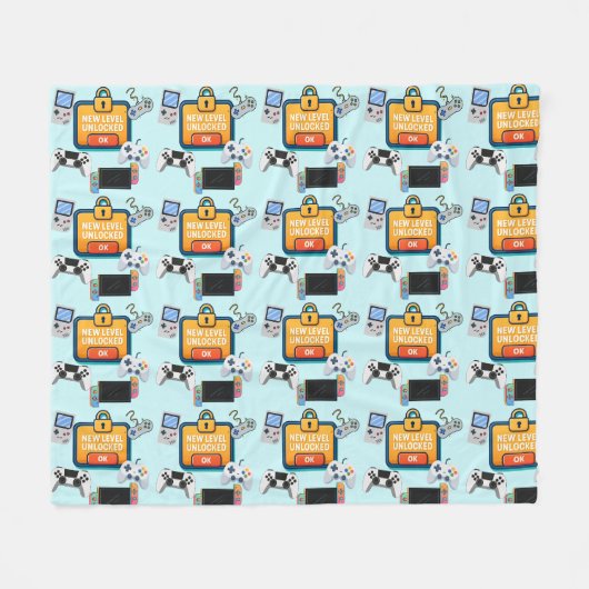 Multiplatform-videospel Fleece Deken (Voorkant (Horizontaal))
