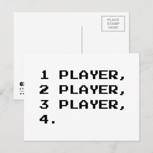 MULTIPLAYER BRIEFKAART (Voorkant / Achterkant)