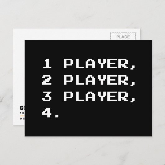 MULTIPLAYER BRIEFKAART (Voorkant / Achterkant)