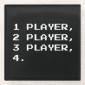 MULTIPLAYER GLAZEN ONDERZETTER (Voorkant)