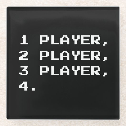 MULTIPLAYER GLAZEN ONDERZETTER (Voorkant)