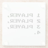 MULTIPLAYER GLAZEN ONDERZETTER (Achterkant)