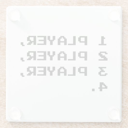 MULTIPLAYER GLAZEN ONDERZETTER (Achterkant)