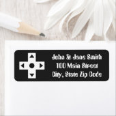 Multiplayer Mode in Black Return Address Label (Insitu)
