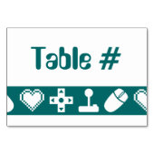 Multiplayer Mode in Blauwgroen Table Kaart (Voorkant)