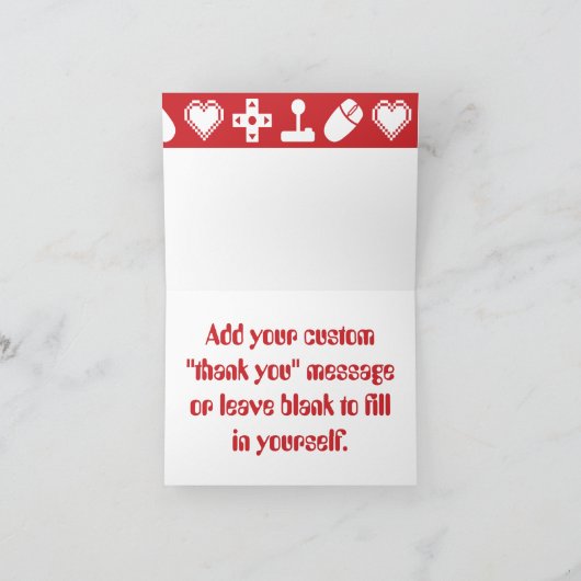 Multiplayer Mode in Cherry - Hartelijk dank Bedankkaart (Binnen)