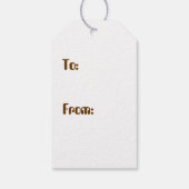 Multiplayer Mode in Chocolate Gift Label Cadeaulabel (Achterkant)