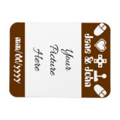 Multiplayer Mode in Chocolate Save-the-Date-magnee Magneet (Horizontaal)