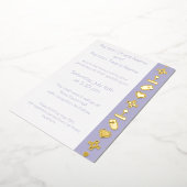 Multiplayer Mode in Lavendel Folie Invitation Folie Uitnodiging (Gedraaid)