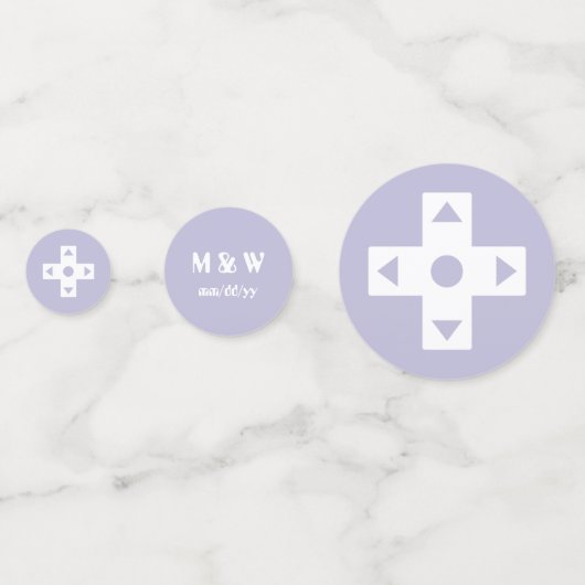 Multiplayer Mode in Lavendel Table Confetti (Achterkanten)