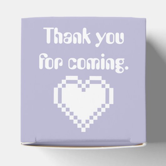 Multiplayer Mode in Lavender Favor Box Bedankdoosjes (Bovenkant)