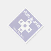 Multiplayer Mode in Lavender Napkins Servetten (Hoek)