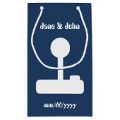 Multiplayer Mode in Navy Gift Bag Klein Cadeauzakje (Achterkant)