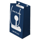 Multiplayer Mode in Navy Gift Bag Klein Cadeauzakje (Achterkant Gekanteld)
