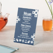 Multiplayer Mode in Navy Pedestal Sign Reclamebord Met Voetstuk (Insitu)