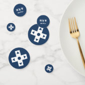 Multiplayer Mode in Navy Table Confetti (Groep)
